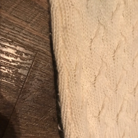 J Crew Cream Cable Knit Sweater - Picture 2 of 3